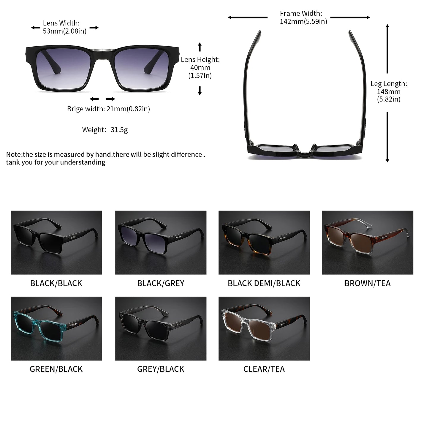 Lunettes de Soleil Rétro Punk Carrées UV400 — Extérieur Style Décontracté
