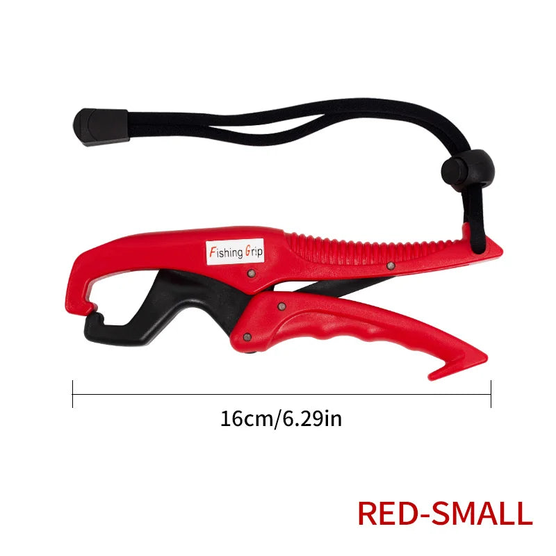 Pince à poisson ShareShark en plastique ABS blanc avec corde réglable, pince à lèvres flottante, outils de pêche