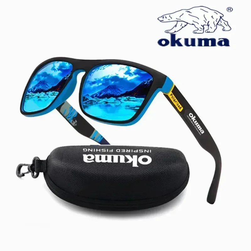 Okuma - Gafas de sol polarizadas para hombres y mujeres, gafas de sol para caza, pesca, ciclismo, con caja opcional, UV400