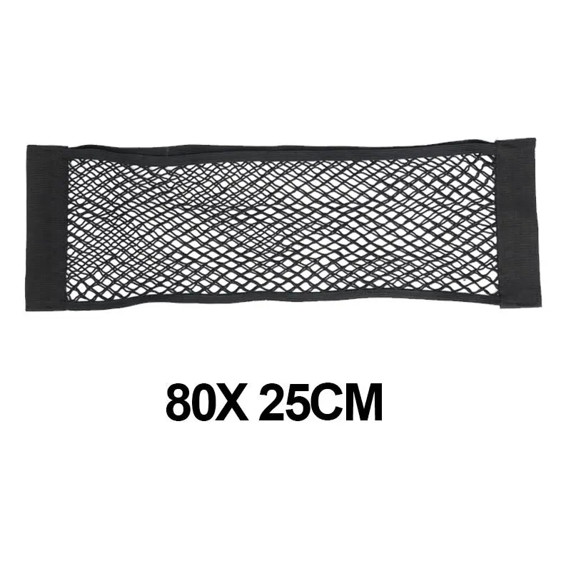 Sac de rangement pour coffre de voiture, filets en maille de Nylon, organisateur de coffre arrière de voiture, corde élastique, support de filet pour bagages, fournitures de véhicule de poche