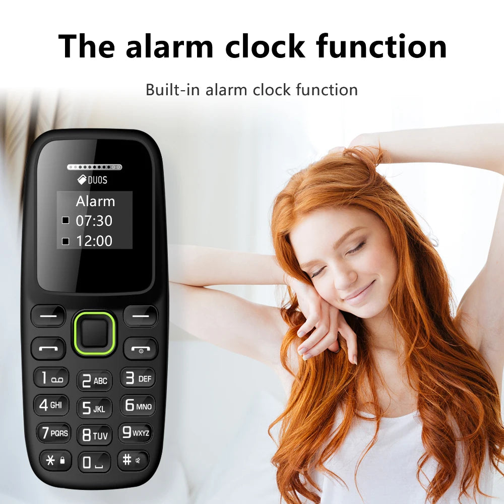 BM310 petits téléphones mobiles débloqués Bluetooth écouteur téléphone faible rayonnement enregistrement d'appel automatique double SIM petit téléphone portable