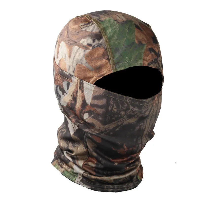 CamSolomon-Cagoule 3D imbibée pour homme, masque facial, capuche camouflage, écharpe, couvre-chef, sniper, ski, cyclisme, chasse, pêche, vêtements de sauna