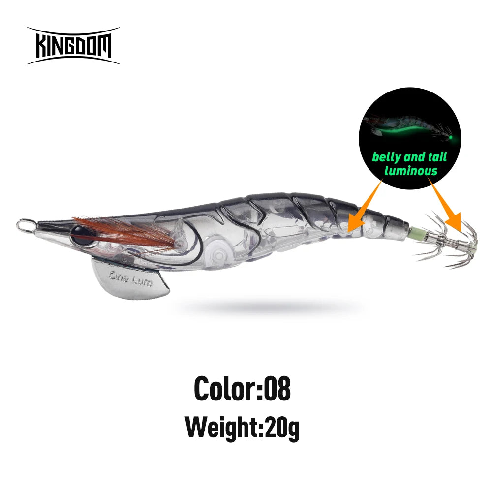 Kingdom Egi-Leurre Élcoulant à enfoncement lent, appât Élidéal pour la pêche en mer, à la turlutte, au poulpe ou à la seiche