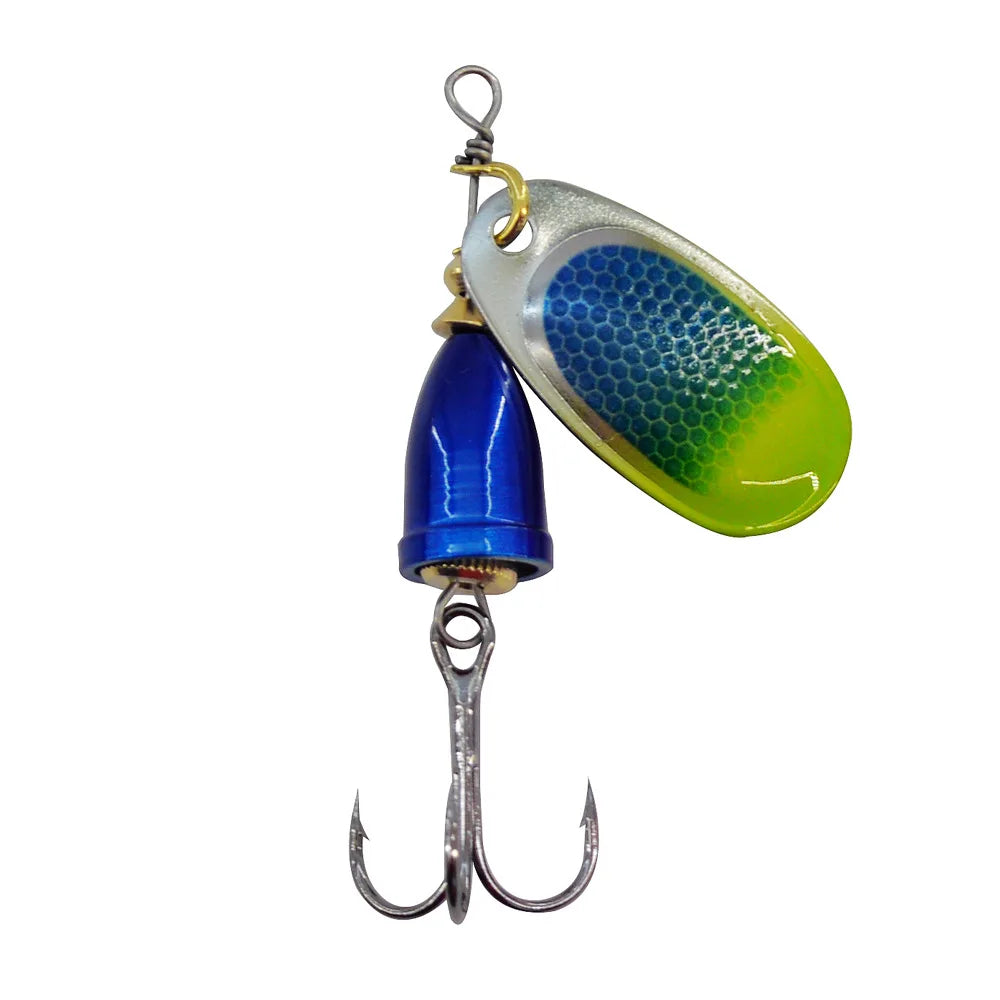 Leurre de pêche Spinner appât cuivre cloche artificielle métal leurres 8g composé appâts Rotation paillettes 1 pièce vente