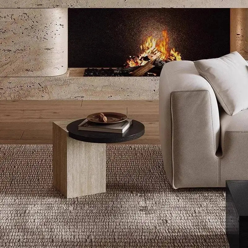 Wabi Sabi Sets Round Coffee Table Unique Design Beauty Modern Luxury Coffee Table For Living Room Home Furniture