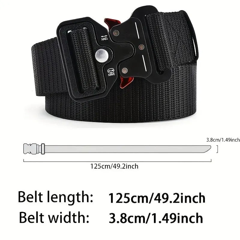 Multifunctional outdoor belt for men, high-quality canvas for nylon, luxury belt for men, sports jeans for women
