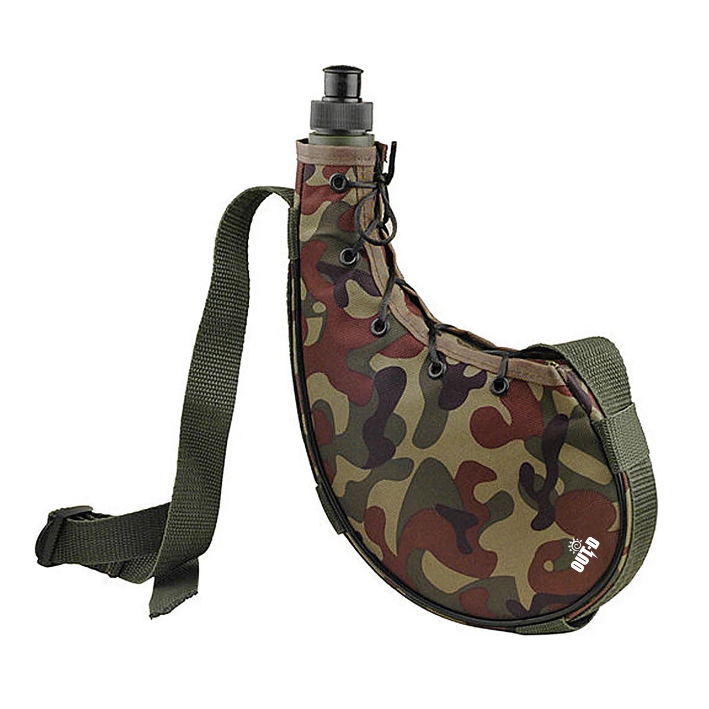 Bouteille d'eau extérieure HI avec sangle initiée, bouilloire de sport, randonnée, sac à dos, 800ml