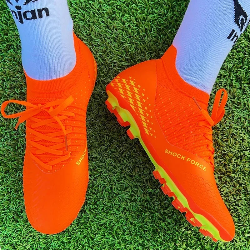 Crampons de Football AG Homme Tissu Extensible Respirant — Entraînement & Compétition EU 31–48
