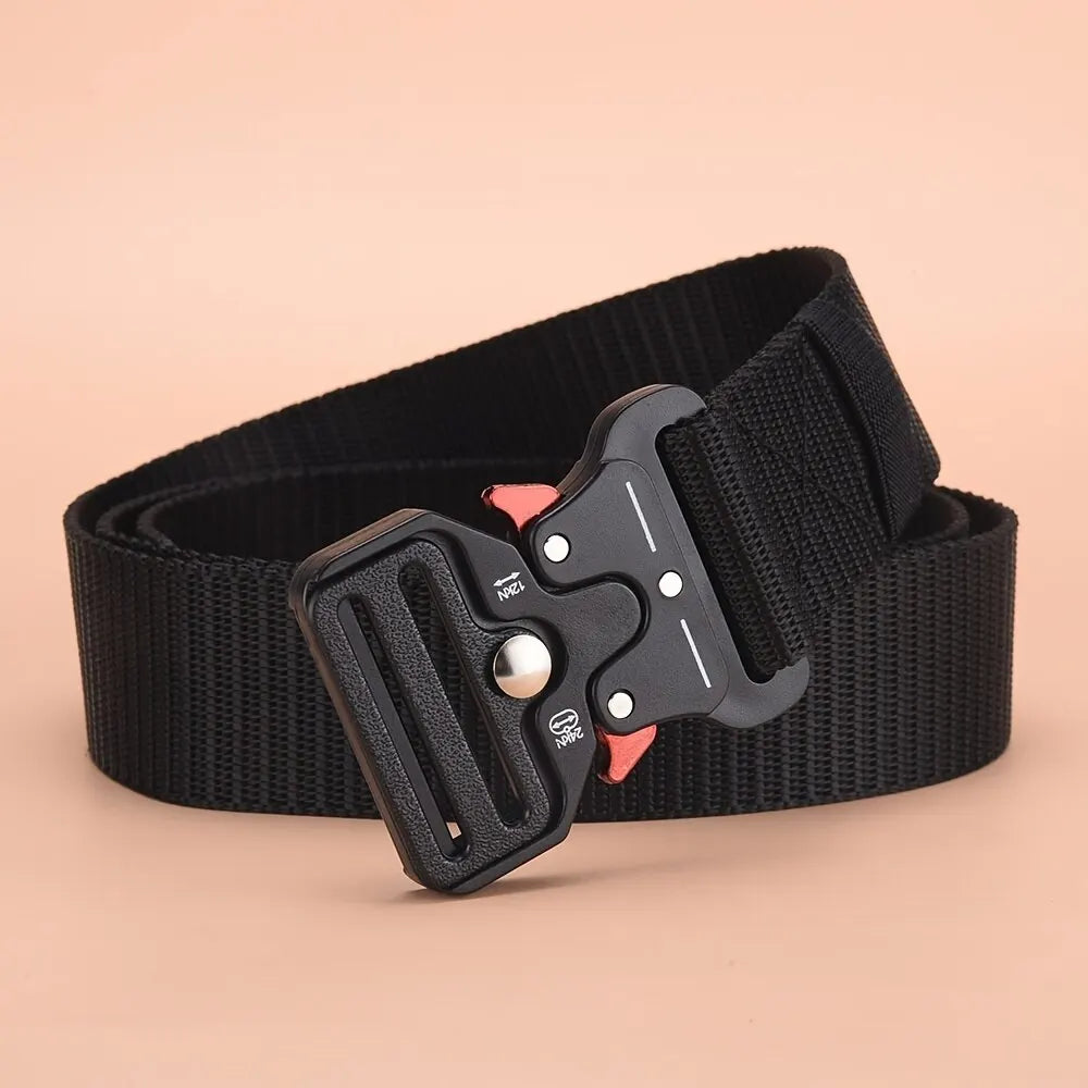 Versatile Tactical Belts for Men, Durable, Adjustable Design, for Outdoor Sports Enthusiasts, Pair with Jeans, for Men and Women, 1 Piece/2 Pieces