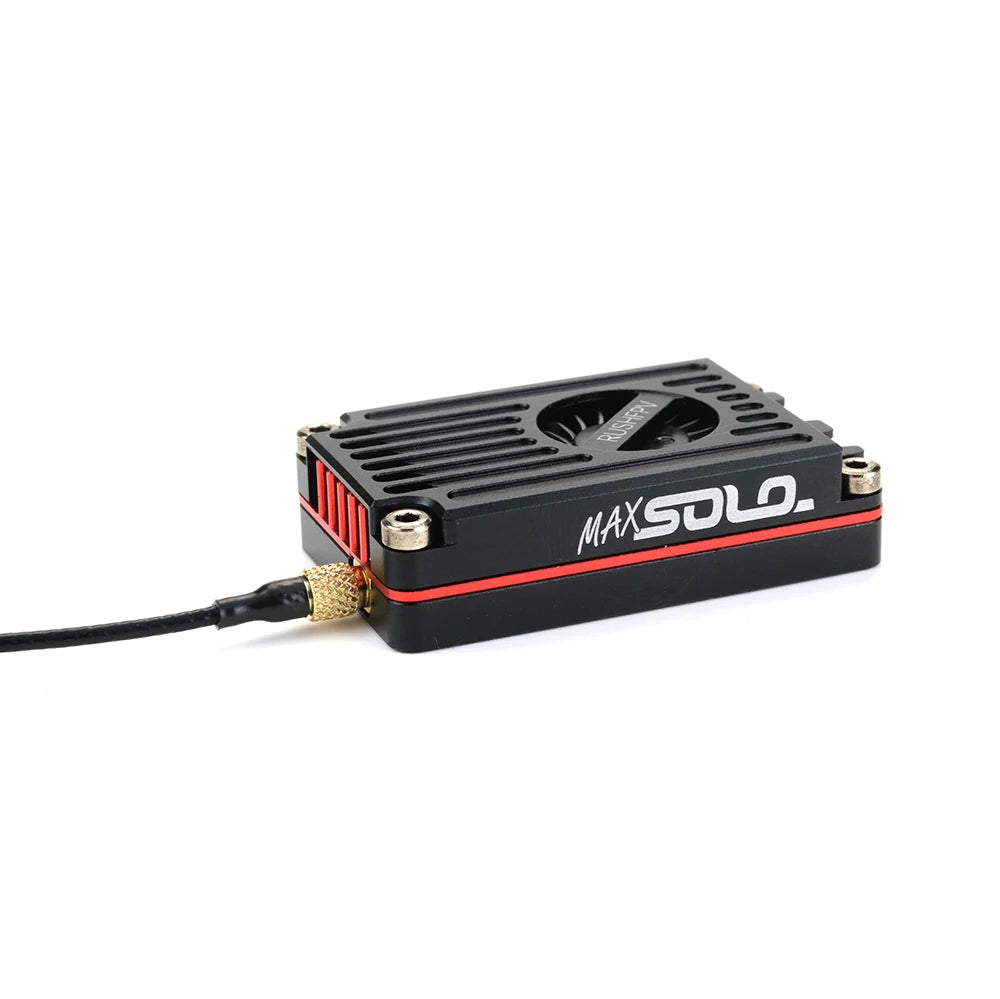 RUSHFPV RUSH MAX SOLO 5.8GHz 2.5W VTX 5.8G coque CNC ventilateur de refroidissement intégré pour Drone de course RC FPV Freestyle longue portée