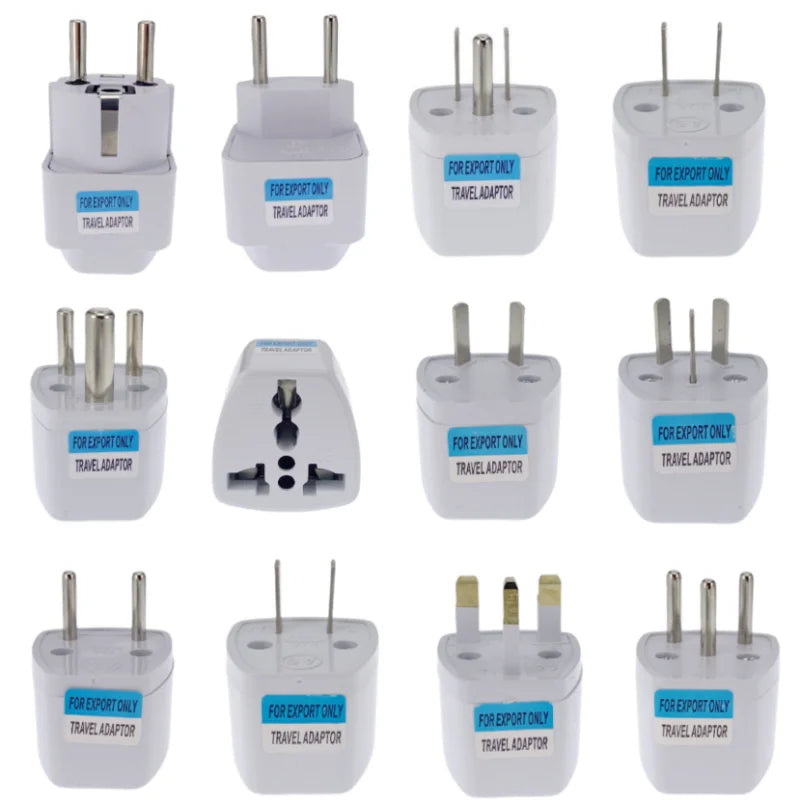 Adaptateur de prise US vers EU corée KR Euro Europea vers amérique chine Canada royaume-uni AU adaptateur de voyage universel convertisseur ca adaptateur d'alimentation