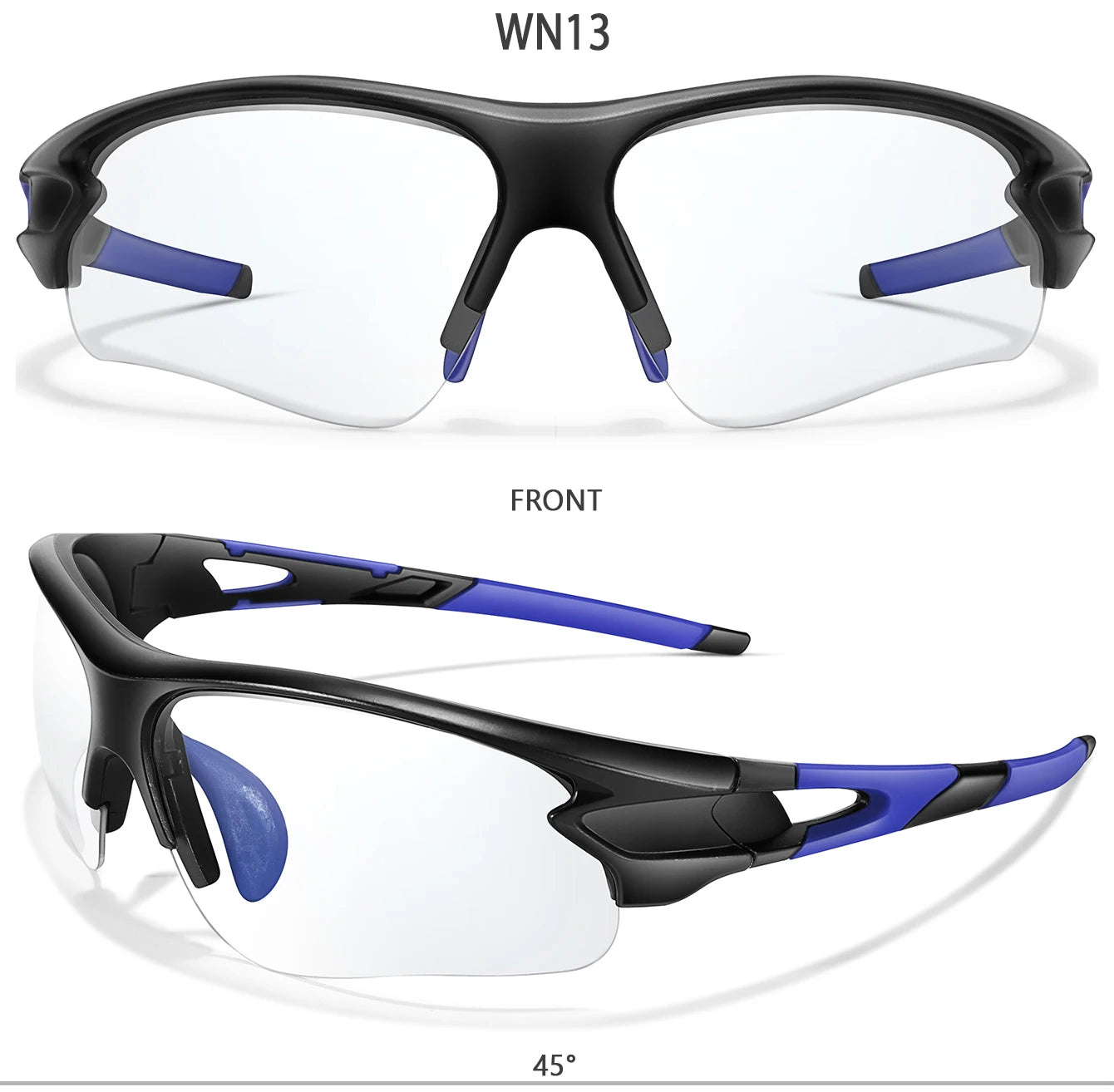 Lunettes de soleil photochromiques pour hommes et femmes, lunettes de sport de plein air, pêche, cyclisme, course à pied, conduite, marque de mode