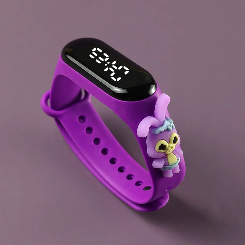 Reloj deportivo impermeable para niños, reloj SpidSuffolk Butter para niñas, pulsera electrónica, reloj táctil LED, de moda