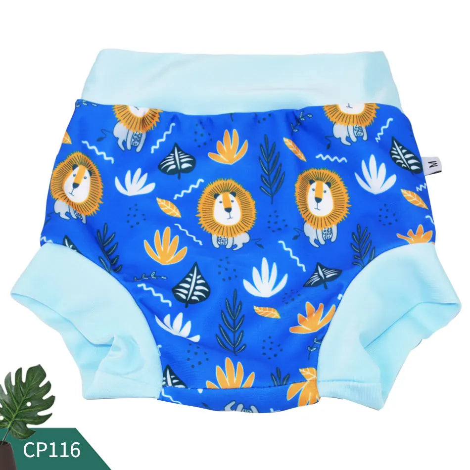 Eezkoala Couche de bain pour bébé nouveau-né à taille haute, lavable, en tissu