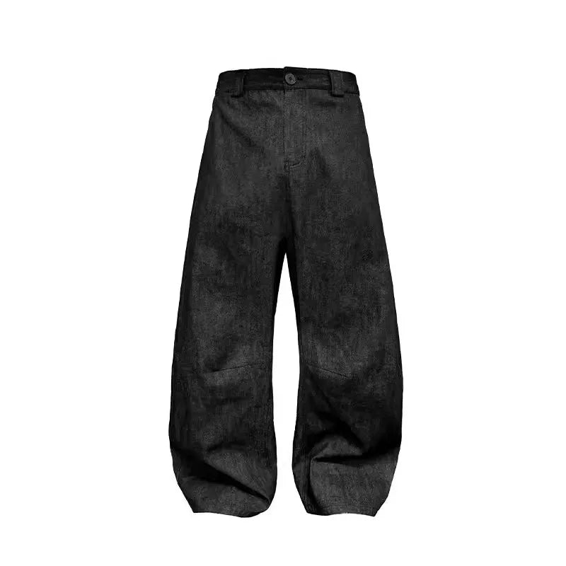 Jean Femme Harajuku Vintage BF — Streetwear Ample Jambes Larges Taille Haute
