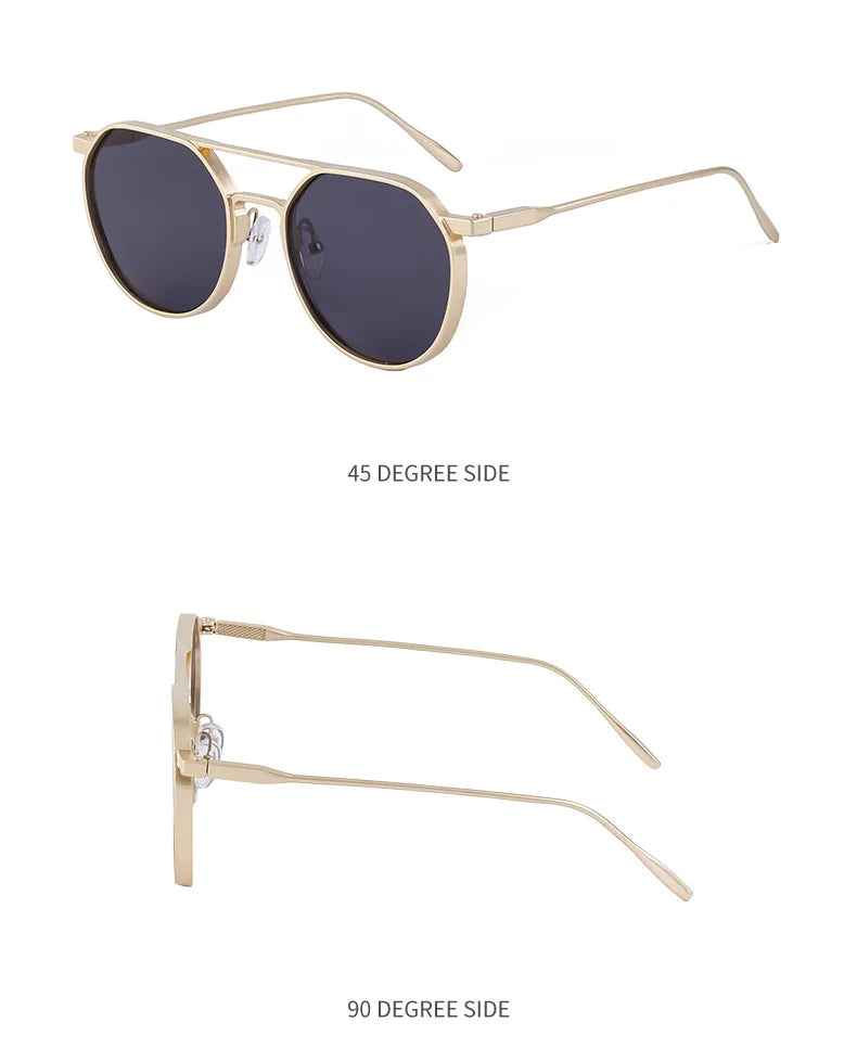 Lunettes de soleil ovales vintage pour hommes — livraison directe, nouveau