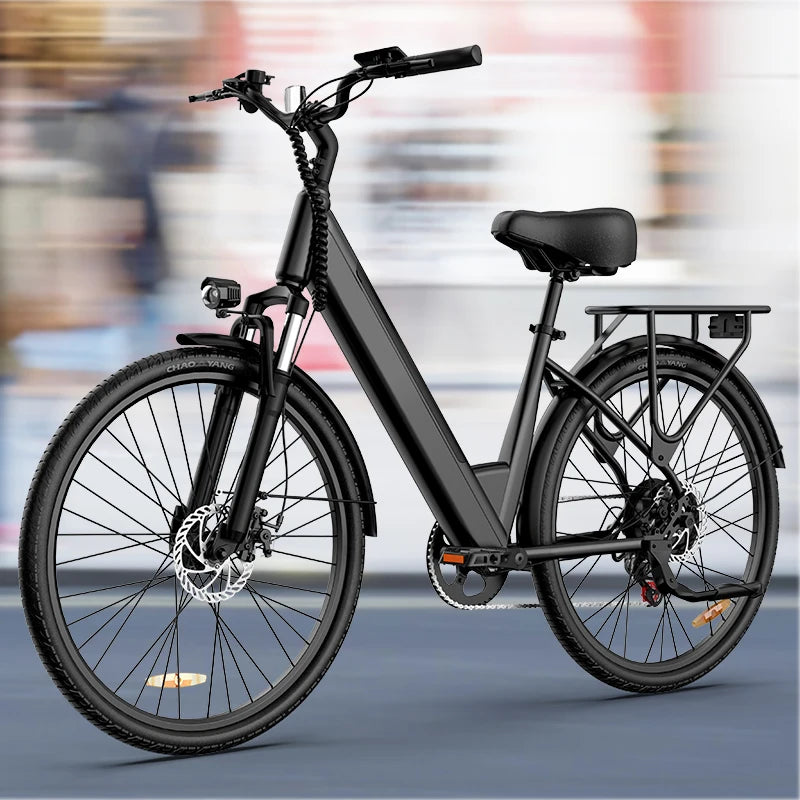 Neumáticos de bicicleta eléctrica de 750W 26x2 pulgadas, 48V, 10,4 Ah, pantalla LCD extraíble, velocidad de 20 MPH, frenos de disco hidráulicos de 7 velocidades para adultos