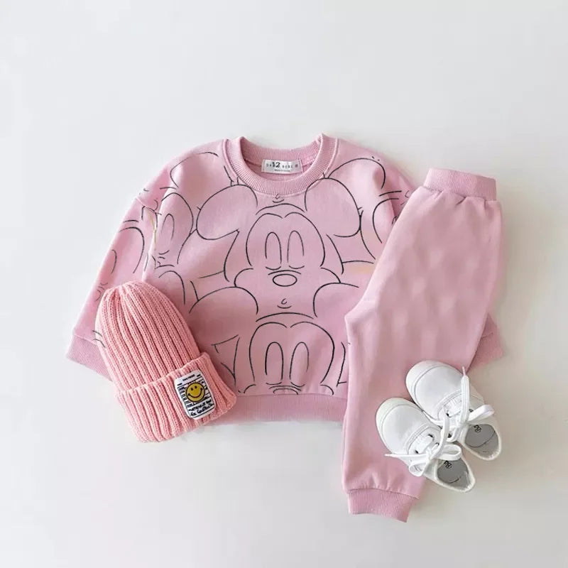Cartoon Tracksuit for Baby Boys and Girls, College T-shirt and Shorts Set, Casual and Durable, Designer Clothes, New, Summer