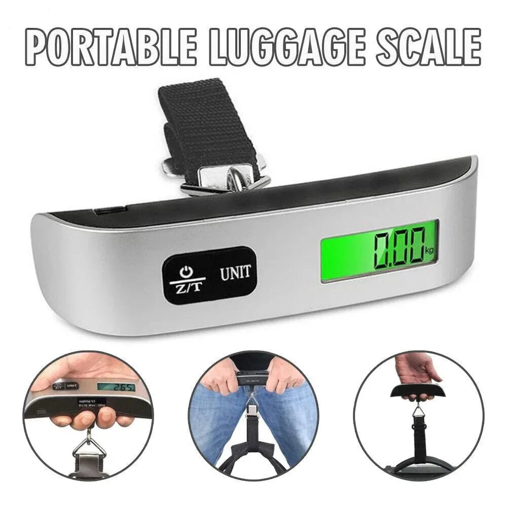Balance à bagages 110lb 50kg balance à bagages suspendue Portable numérique pour valise de voyage balance de poids