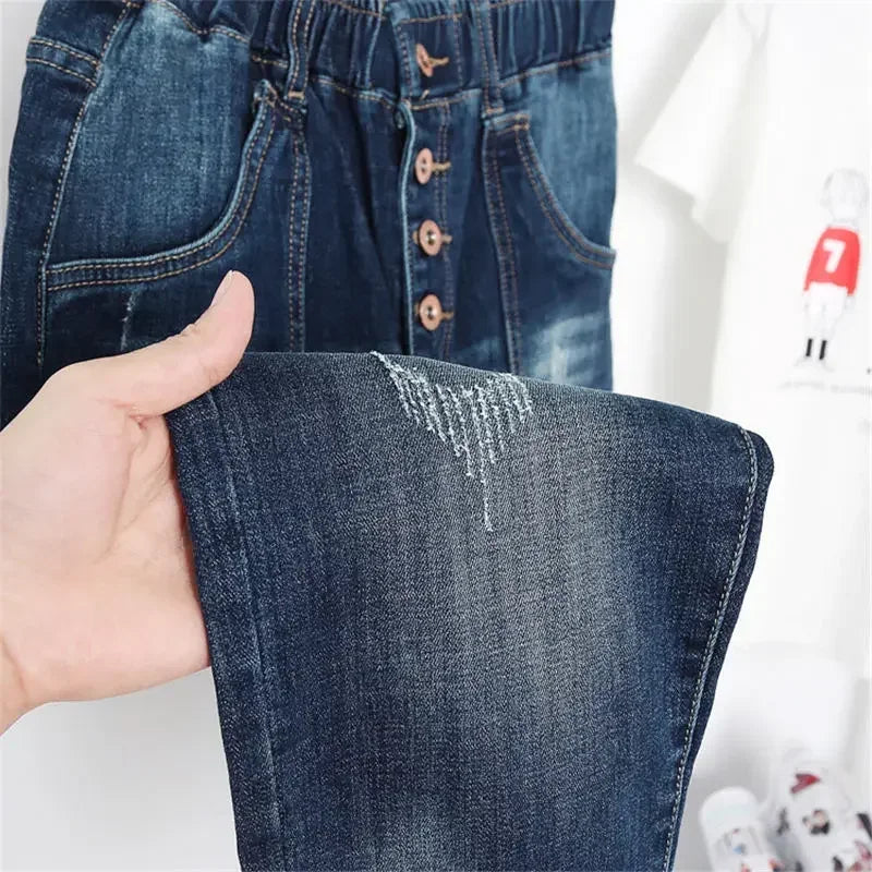 Jean Femme Grande Taille 5XL — Vintage Ample Sarouel Streetwear