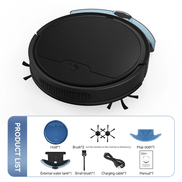 New 3-in-1 Sweep and Vacuum Cleaner Cordless Smart Sweeping Robot Home Sweeper Sweeping Robots for Home