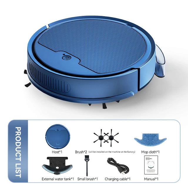 New 3-in-1 Sweep and Vacuum Cleaner Cordless Smart Sweeping Robot Home Sweeper Sweeping Robots for Home