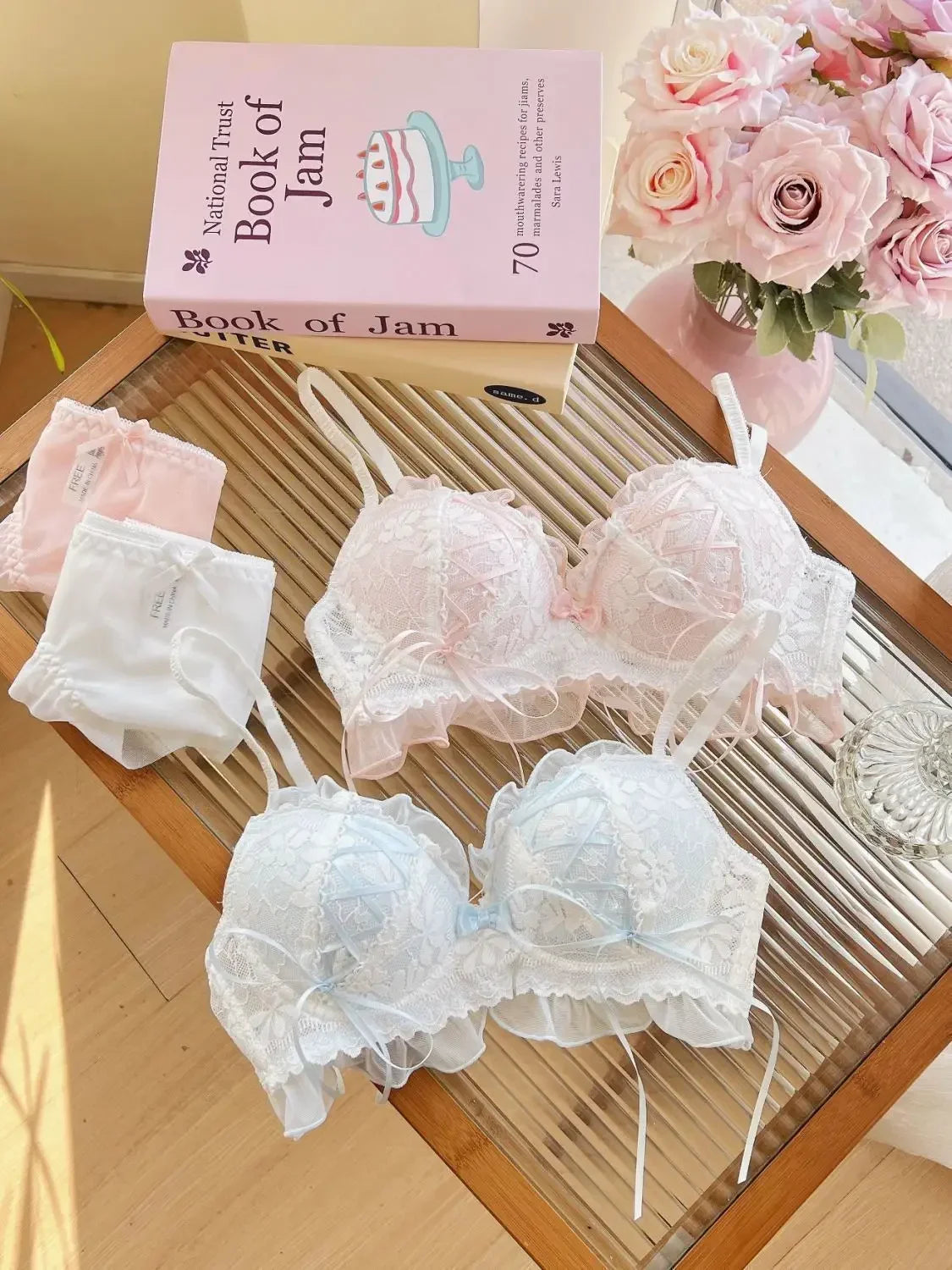 Soutien-gorge Push-Up Lolita Dentelle — Style Japonais Princesse
