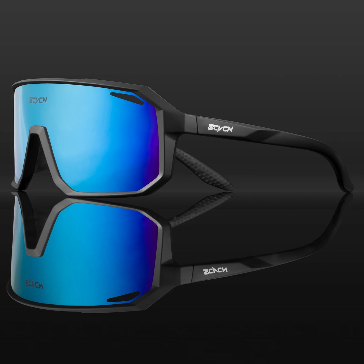 SCVCN Men's Cycling Sunglasses Women's Mountain Bike Road Bike Driving Glasses Outdoor Sports Racing Eyewear UV400 Hiking Glasses