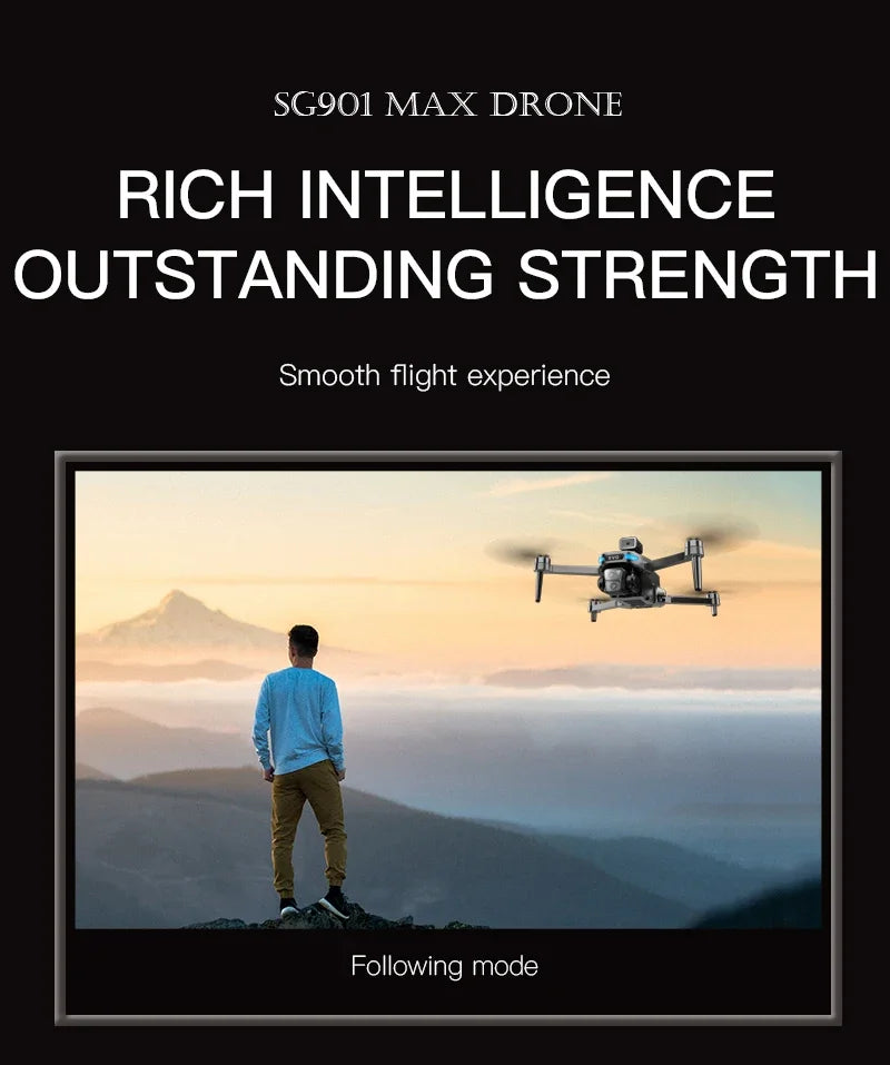 Drone GPS 8K professionnel — évitement d'obstacles, télécommande grand écran, pliable, moteur brushless