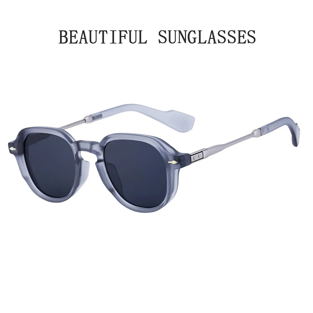 Lunettes de soleil ovales pour hommes vintage — femmes, mode, 2025