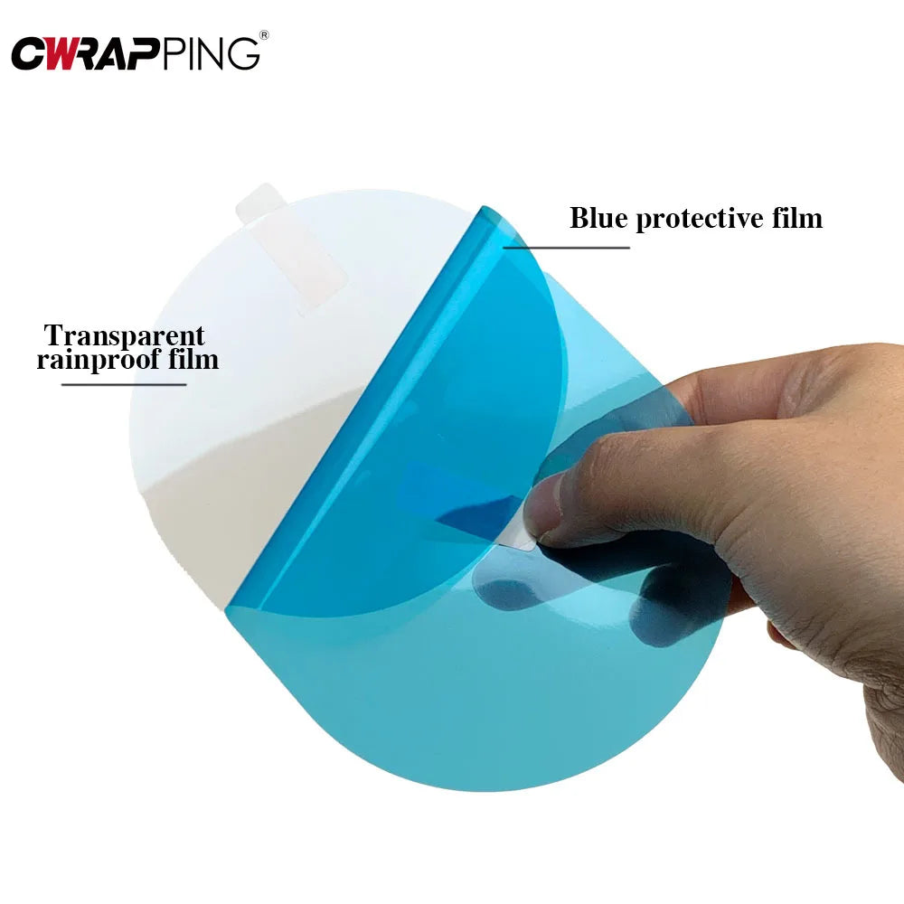 4 pièces Film imperméable de voiture 2 rétroviseur automatique 2 fenêtres latérales Film imperméable étanche Anti-buée autocollants de voiture pour accessoire de voiture