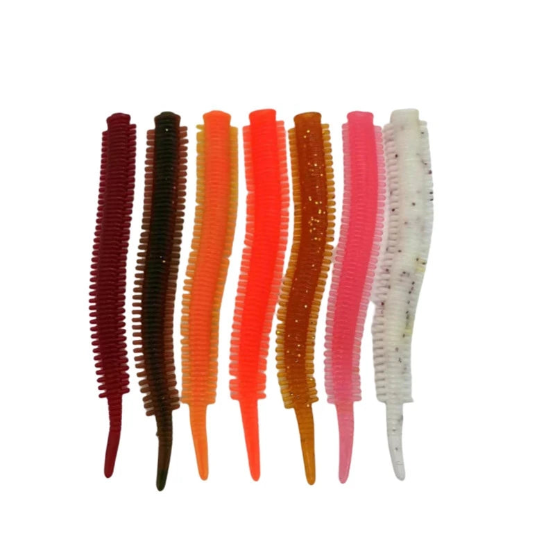 Ver de Sable TPE Pêche — Lot de 20 Pièces Appat Souple