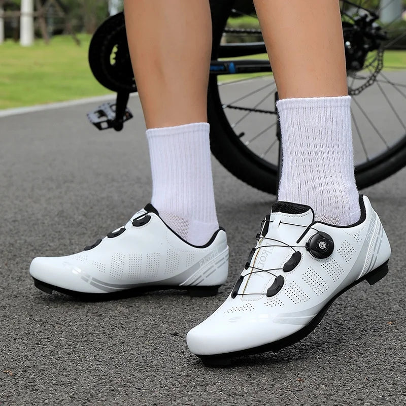 Zapatillas de ciclismo, zapatillas deportivas especiales SPD Road Racing para hombre, parte superior transpirable, zapatillas de ciclismo de montaña para exteriores