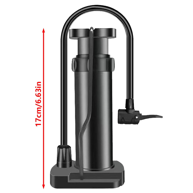 Pompe à pied pour moto, vélo, voiture, anneau de natation, pédale à bille, Compact, économie de travail, gonflage, pompe multifonction domestique