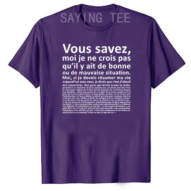 SABES Camiseta Clásica con Letras Impresas, Monólogos de Otis, Humorística, Gráfica, Regalos