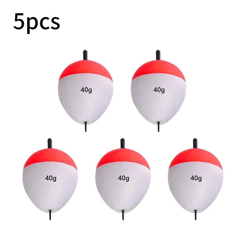 Flotteurs de pêche en mousse EVA 5 pièces — bouées, appâts, 2g à 60g, accessoires pêche