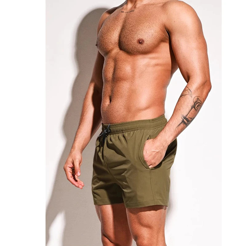 Hommes Shorts de natation été troncs maillots de bain séchage rapide conseil pantalon court maillot de bain Sport maillot de bain surf plage Shorts de bain hommes