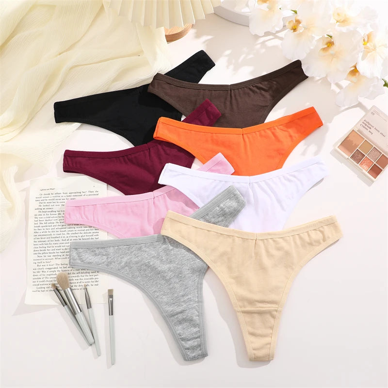 String Sans Couture Coton Femme — Lot de 3 Pièces Confort Quotidien