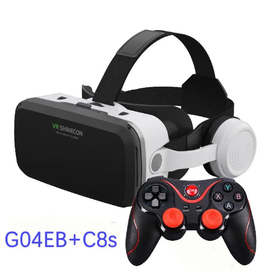 Casque VR 3D réalité virtuelle pour smartphone — lentilles, jeu vidéo (v14)