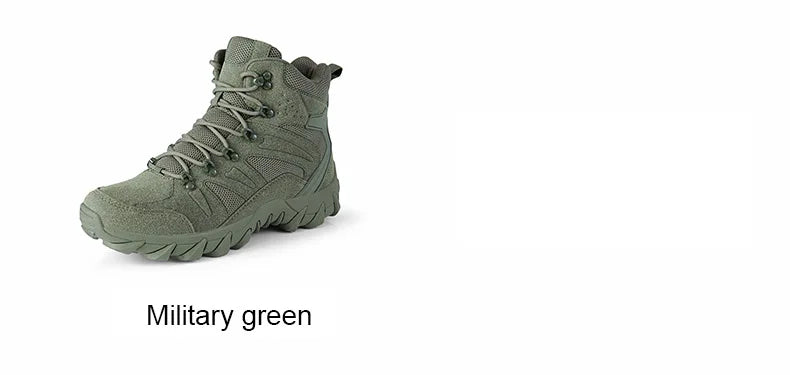 Tactiques améliorées bottes d'entraînement de Combat mâle en plein air Camping Anti-usure réponse rapide chaussures de randonnée pêche chasse baskets hommes