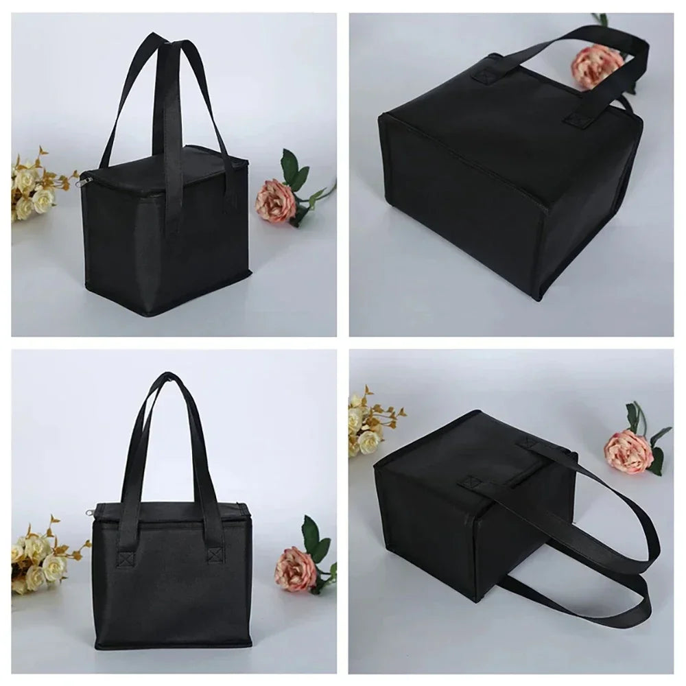 Sac isotherme Portable pour déjeuner, isolation pliante, sac de glace pour pique-nique, sac thermique pour aliments, porte-boissons, sacs isolés, sac de livraison de bière