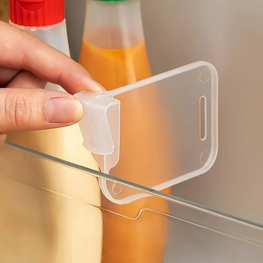 Clear and Sturdy Refrigerator Organizer, 5 10 15 20 Pieces, Adjustable Dividers, Fridge Storage, Kitchen Cabinets, Space-Saving Compartments