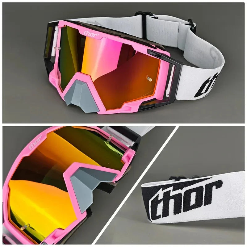 Lunettes Motocross Coupe-Vent — Casque VTT Moto Tout-Terrain Accessoires Vélo