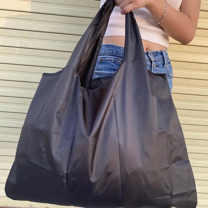 Sac Épicerie Pliable Étanche Grande Capacité — Rangement Épaule Portable