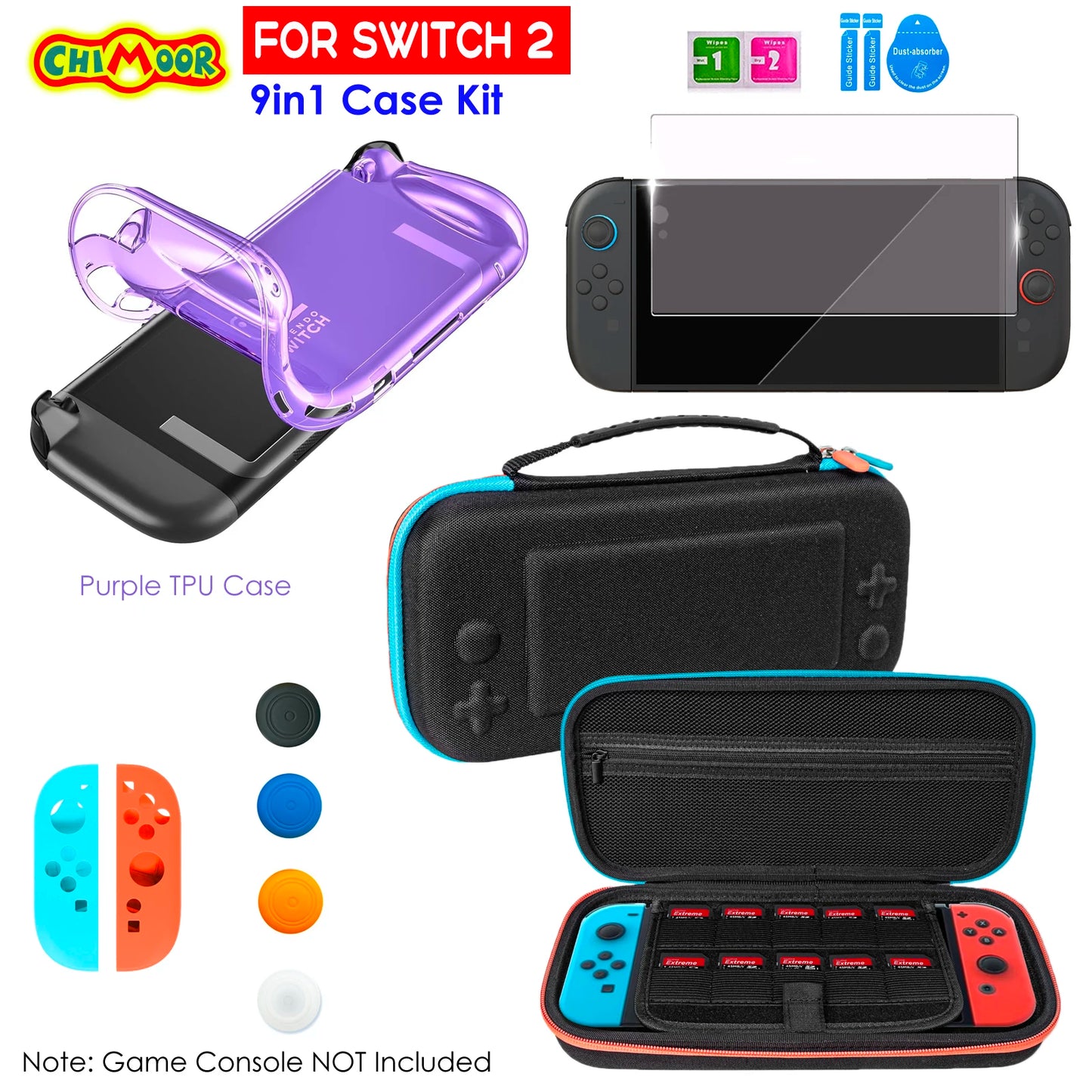 Étui de protection pour console portable 2025 — housse TPU, anti-rayures, absorption des chocs, poignée ergonomique
