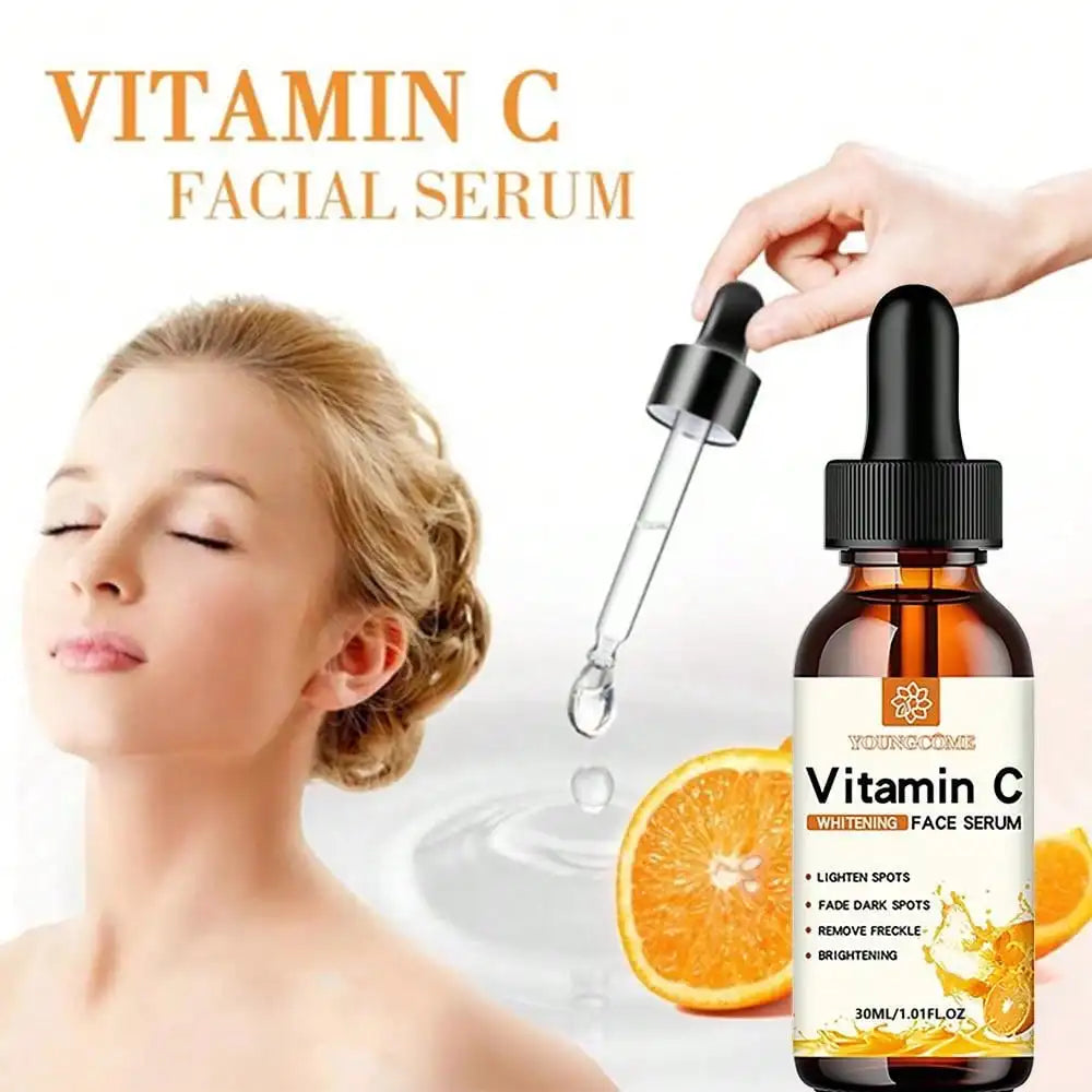 Essence Vitamine C & Acide Hyaluronique — Anti-Âge, Hydratante & Éclaircissante 30ml