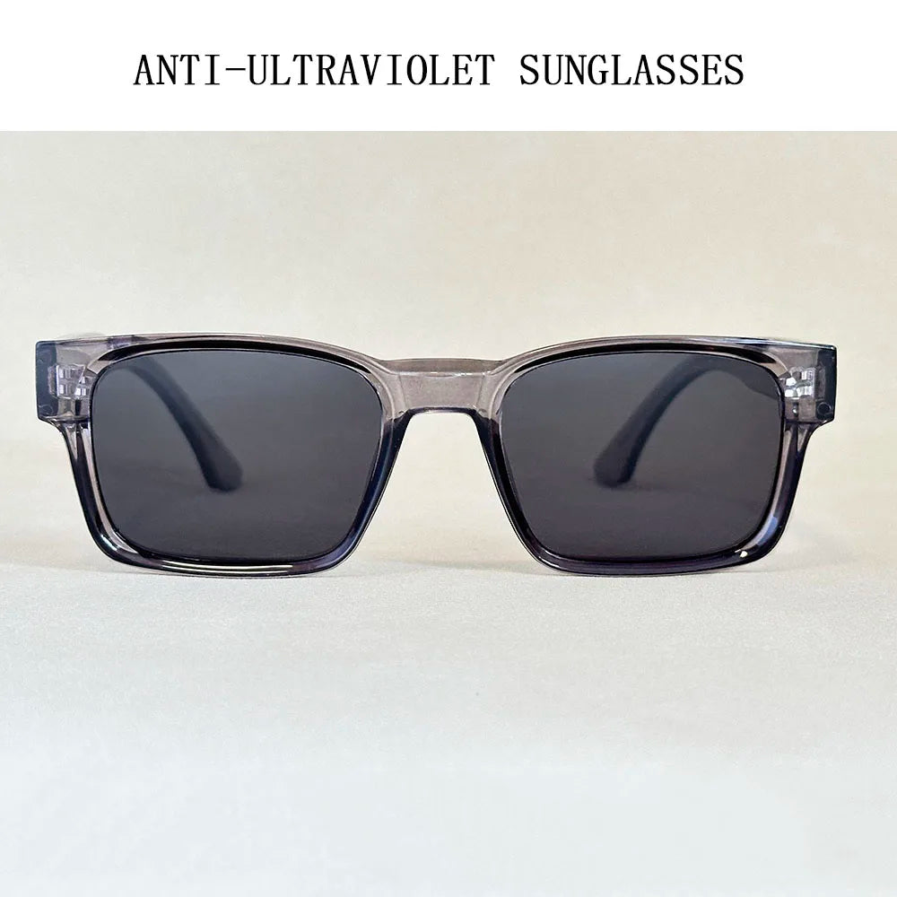 Lunettes de soleil carrées rétro pour hommes — vintage, femmes, à la mode, livraison directe