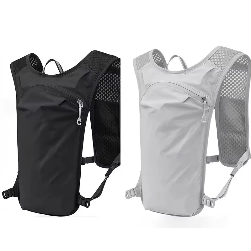Ventes d'usine course hydratation gilet sac à dos pour randonnée cyclisme Marathon léger eau poitrine Pack avec poche de rangement pour téléphone