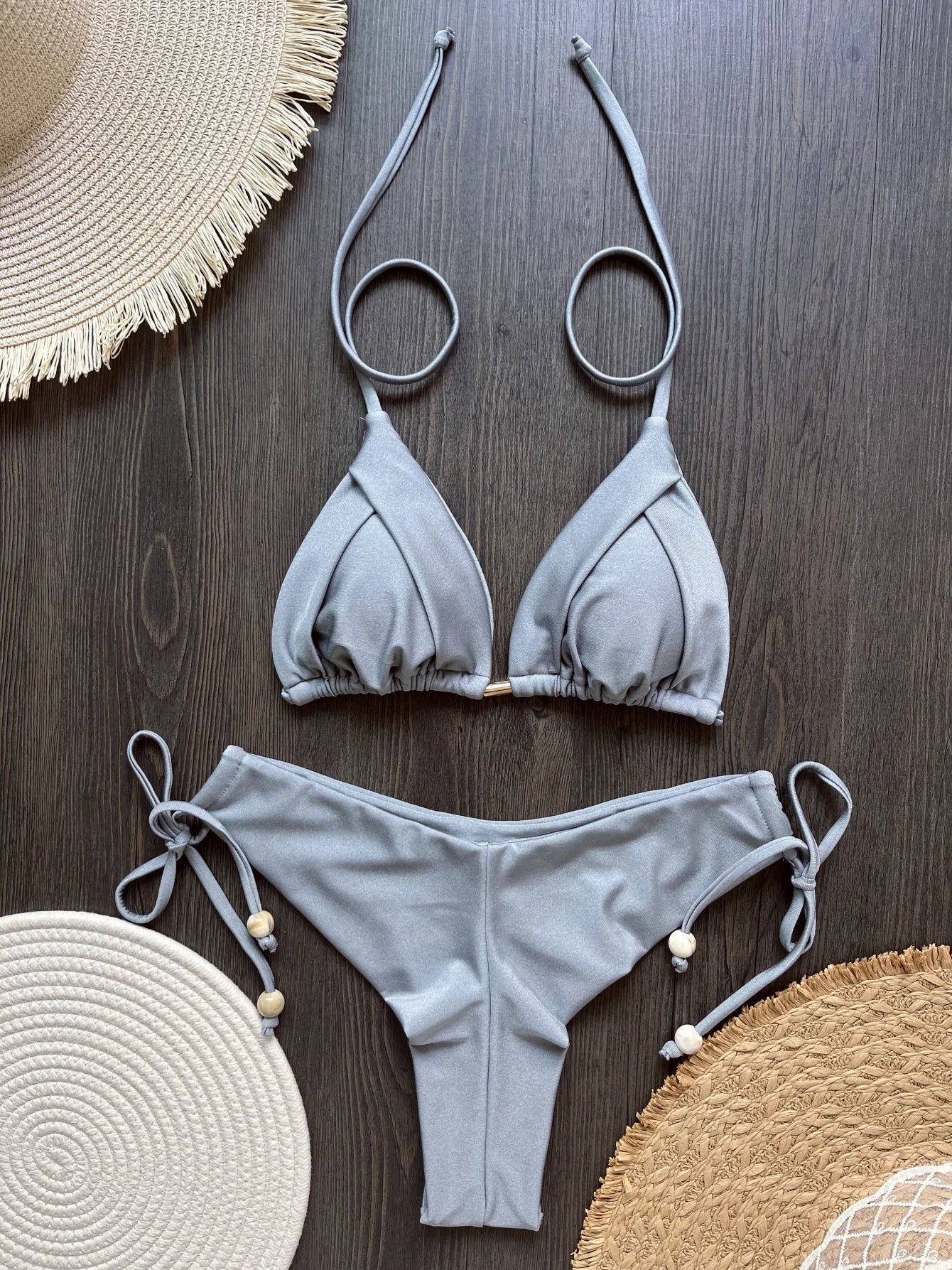 RUOTONGSEPT 2025 nouveau Sexy 13 couleurs Triangle maillot de bain pour femmes brésilien Bikinis maillots de bain Push Up maillot de bain plage Bikini ensemble