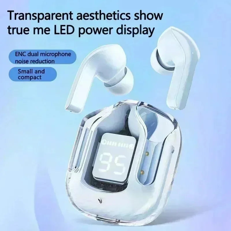 Original T2 TWS Transparent Wireless Bluetooth Headset HIFI Sound Wireless Earbuds Quality Bluetooth for all Smartphones